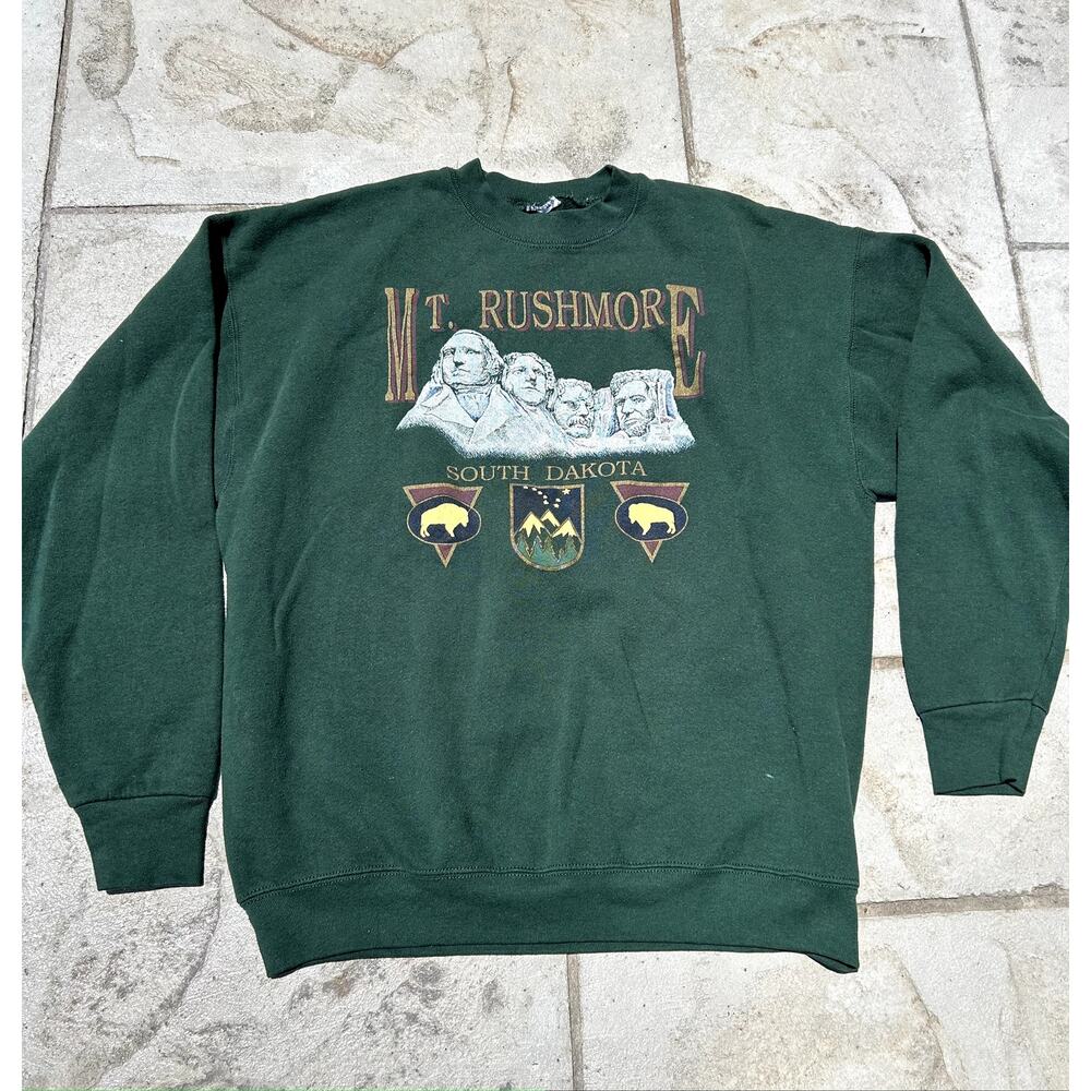 Vintage Mt. Rushmore Heavy Cotton Crew Neck - Great Condition